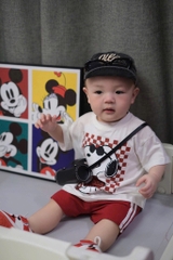 SET BỘ COTTON SNOPY JOE COOL MIX QUẦN SỌC THỂ THAO ĐỎ ĐÔ CHO BÉ TRAI SẴN