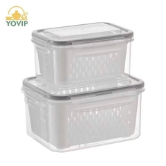 ĐỒ GIA DỤNG - SET 2 HỘP NHỰA ĐỰNG TỦ MÁT