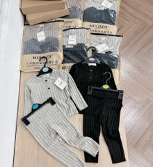 SET 2 BỘ TĂM ĐŨA LÔNG BÉ GÁI BÉ TRAI
