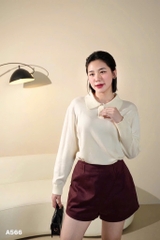 ÁO LEN DÀI TAY CỔ POLO 2 CÚC NỮ