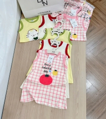 SET 3 VÁY SN MÈO CÀ CHUA BÉ GÁI