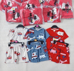 SET 3 BỘ CỘC Ô TÔ CỨU HOẢ BÉ TRAI SẴN (XẢ 99k)