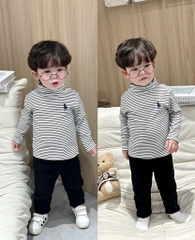 SET 4 ÁO GIỮ NHIỆT CỔ LỌ DÀI TAY BÉ TRAI