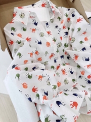ÁO SƠ MI HOẠ TIẾT NỮ