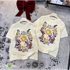 ÁO PHÔNG HOẠ TIẾT MẶT TRỜI VÀ HOA NỮ