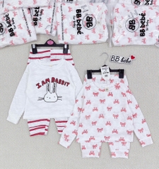 SET 2 BỘ DÀI XƯỚC NƠ THỎ BÉ GÁI(XẢ 85k)