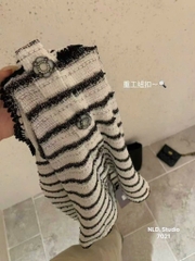 ÁO LEN KẺ TRỄ VAI QC NỮ THU ĐÔNG