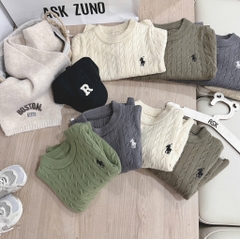 ÁO LEN THÊU NGỰA BÉ TRAI
