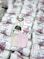 SET 2 BỘ DÀI NỈ LÔNG HỒNG BÉ GÁI