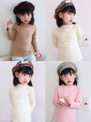 ÁO GIỮ NHIỆT CỔ ÔM DÀI TAY BÉ SẴN(SALE 95k)