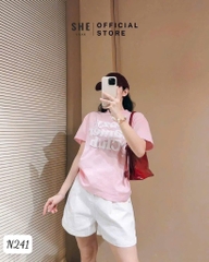 ÁO PHÔNG CỘC BLACK PINK NỮ( Xả 55k )