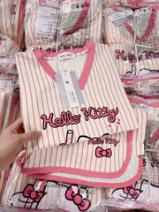SET BỘ SÁT NÁCH HELLO KITTY HỒNG KẺ