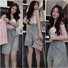 QUẦN JEANS CHUN SAU NỮ