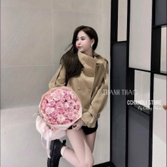 ÁO KHOÁC KAKI MÀU BE NỮ THU ĐÔNG SẴN