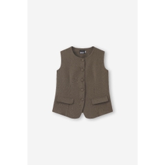 SET NỮ ÁO VEST SÁT NÁCH MIX CHÂN VÁY XẾP LY 4M NEW (xả 133k)
