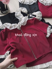SET BÈO VIỂN PHỐI THỜI TRANG – XINH ĐEN ĐỎ NỮ SẴN (SALE 170k)