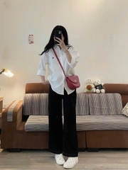 ÁO SƠ MI THÊU NGỰA DÀI TAY 2M NỮ