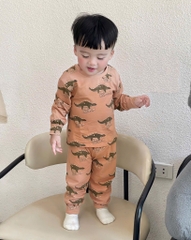 SET 3 BỘ DÀI TAY KHỦNG LONG BÉ TRAI