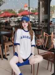 SET BỘ ADIDAS XANH COBAN NỮ