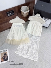SET ÁO REN 2 DÂY CHÂN VÁY KÈM LÓT NỮ