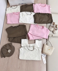 SET BỘ ZIP DÀI CHẤM BI 3 MÀU BÉ GÁI(XẢ 55k)