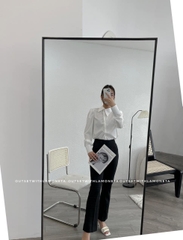 SƠ MI CỔ LỆCH TAY BỒNG (xả 55K)