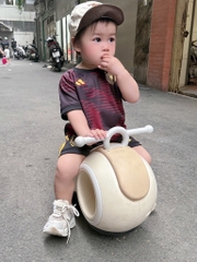 SET 2 BỘ THỂ THAO TONE ĐỎ MẬN BÉ TRAI SẴN