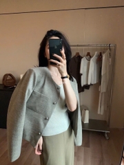 ÁO DẠ TWEET HERS 3 MÀU NỮ THU ĐÔNG