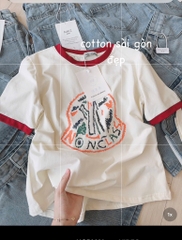 SET ĐỒ SHORT BÒ PHỐI VIỀN ĐỎ HOẠ TIẾT NỮ