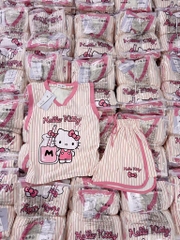 SET BỘ SÁT NÁCH HELLO KITTY HỒNG KẺ