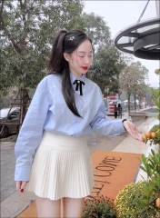 ÁO SƠ MI Z.ARA XANH ĐÍNH ĐÁ BASIC