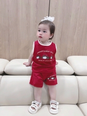 SET 3 BỘ SÁT NÁCH TONE ĐỎ BÉ GÁI( xả 109k)