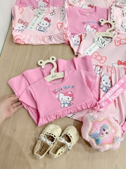 SET 2 VÁY KITTY BÈO HỒNG BÉ GÁI