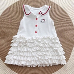 VÁY POLO BÉ GÁI PHỐI BÈO TẦNG SẴN