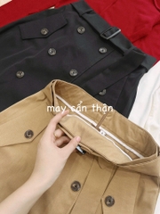 SET CHÂN VÁY MIDI ĐAI ÁO CT THIẾT KẾ NỮ SẴN(Xả 99k)