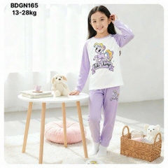 SET BỘ DÀI COTTON XUẤT DƯ KITTY BUNNY ELSA SIZE ĐẠI BÉ GÁI