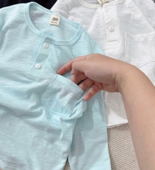 SET 3 ÁO DÀI TAY TRỤ XƯỚC BÉ TRAI TONE MỚI SẴN