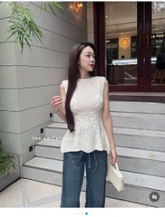 ÁO LEN SÁT NÁCH XOẮN THỪNG XOÈ DÁNG DÀI NỮ SẴN