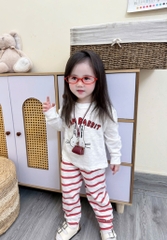 SET 2 BỘ DÀI XƯỚC NƠ THỎ BÉ GÁI(XẢ 85k)
