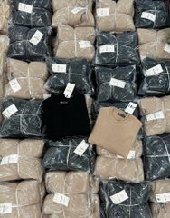 ÁO LEN NỮ ZR CỔ TRÒN TÚI 2 BÊN THU ĐÔNG SẴN (SALE 150k)