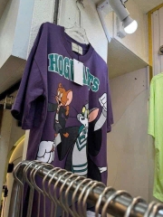 ÁO PHÔNG TÍM HOGWARTS NỮ SẴN(XẢ 69k)