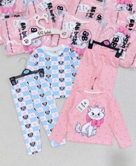 SET 2 BỘ DÀI MÈO NƠ HỒNG XANH BÉ GÁI SẴN