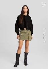 ÁO KHOÁC PHAO BOMBER BERSHKA DƯ XỊN NỮ THU ĐÔNG