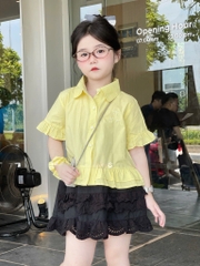 ÁO CỘC TAY BÈO BÉ GÁI