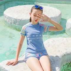 ĐỒ BƠI - SET BỘ BƠI BÉ GÁI MÀU PASTEL