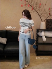 ÁO KẺ THÊU NGỰA SIU SIU HOT NỮ