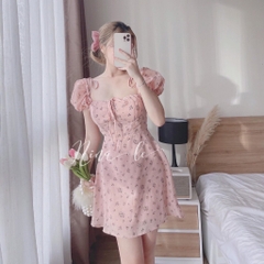 VÁY HOA NHÍ CÚP NGỰC DÂY CỔ xả 50k