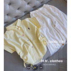 SET ÁO VÀNG THÊU NGỰA QUẦN SUÔNG THÊU HOA NỮ
