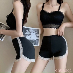QUẦN MẶC VÁY, QUẦN ĐÙI COTTON VIỀN REN QUẦN LÓT SẴN(XẢ 10k)
