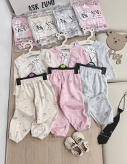 BỘ DÀI LÔNG THỎ KITTY BÉ GÁI 3 MÀU SẴN (SALE 59k)